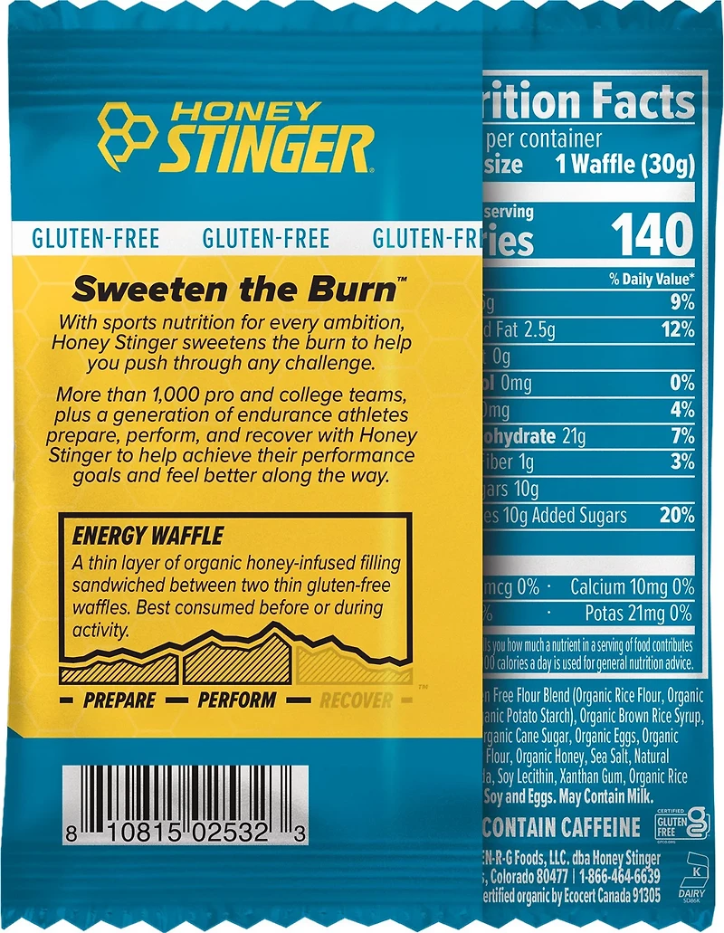 Honey Stinger Gluten-Free Energy Waffle