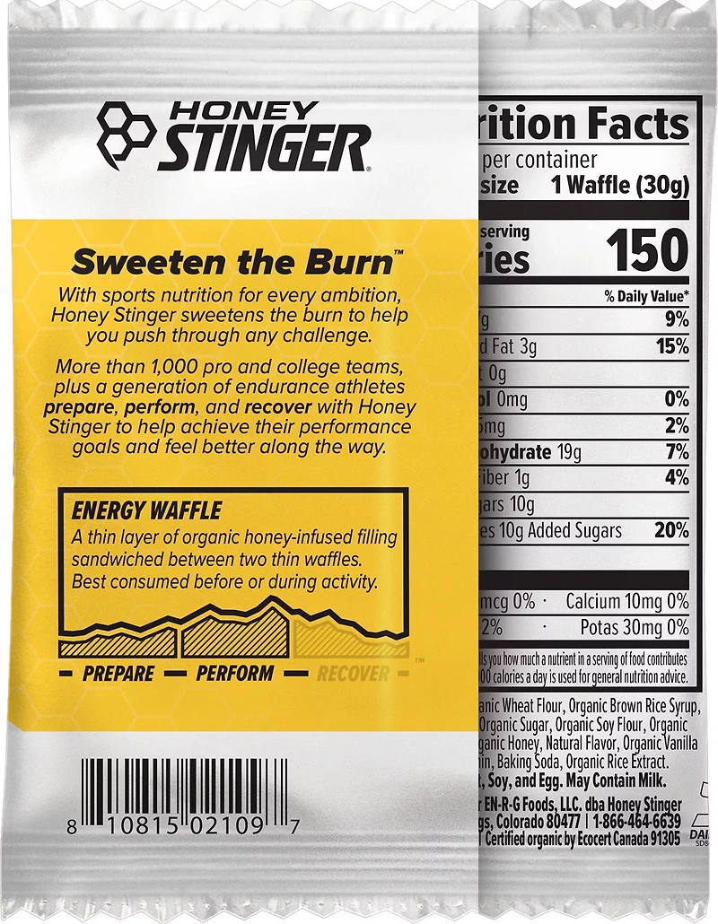 Honey Stinger Organic Waffle Energy Bar