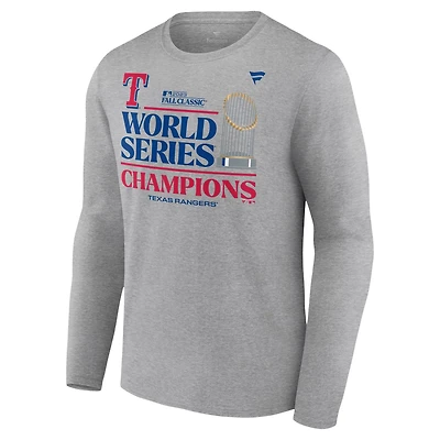 Fanatics Men's Rangers 2023 MLB World Series Champs Locker Room Long Sleeve T-Shirt