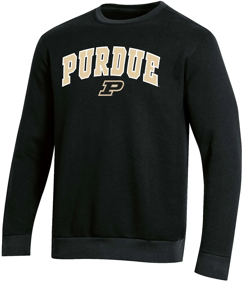 Champion Men's Purdue University Applique Fleece Crew Sweatshirt