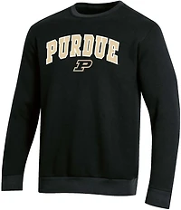 Champion Men's Purdue University Applique Fleece Crew Sweatshirt