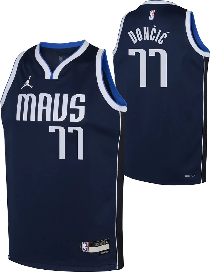 Nike Youth Dallas Mavericks Doncic Statement Swingman Jersey