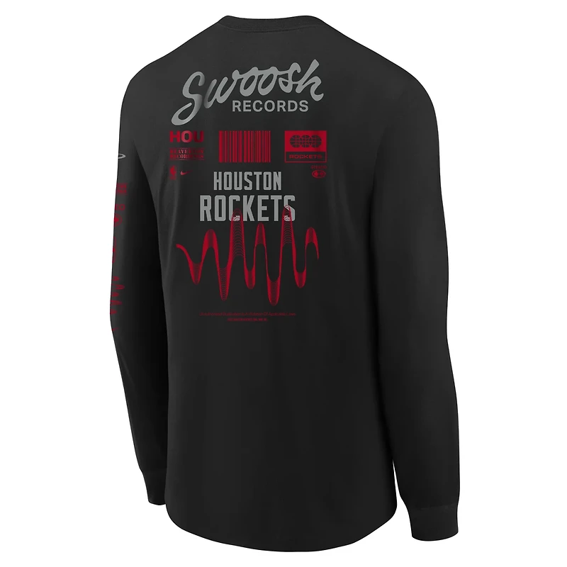 Nike Youth Houston Rockets Essential Fade Long Sleeve T-shirt
