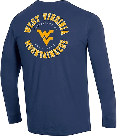 Champion Men's West Virginia University Circle Long Sleeve T-shirt