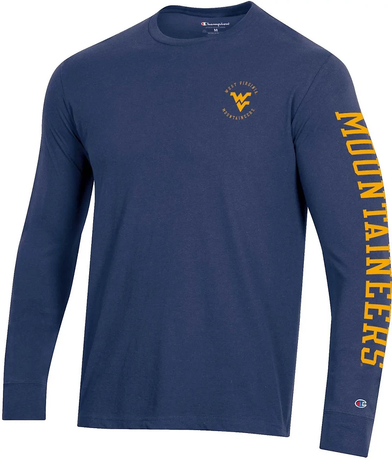 Champion Men's West Virginia University Circle Long Sleeve T-shirt