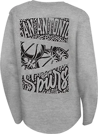 Outerstuff Boys' - San Antonio Spurs Posterize Long Sleeve T-shirt