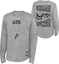 Outerstuff Boys' - San Antonio Spurs Posterize Long Sleeve T-shirt