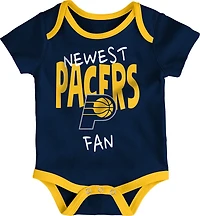Outerstuff Infants' Indiana Pacers Slam Dunk Short Sleeve Creeper Set 3-Pack