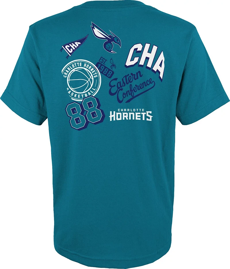 Outerstuff Boys' 4-7 Charlotte Hornets Street Legends T-shirt