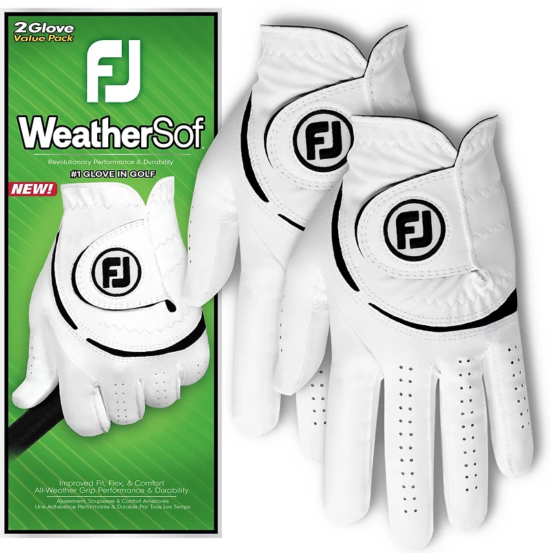 FootJoy Women's 2023 WeatherSof Regular Glove 2-Pack