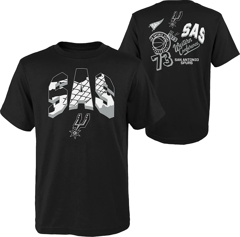 Outerstuff Boys' 4-7 San Antonio Spurs Street Legends T-shirt