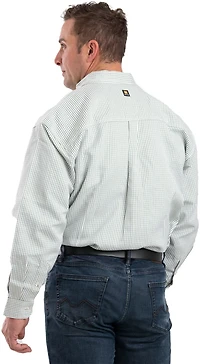 Berne Men's Flame Resistant Button Down Plaid Long Sleeve Work Shirt