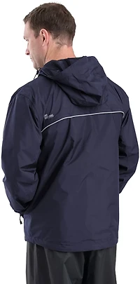 Berne Men's Coastline Lightweight Hooded Rain Jacket