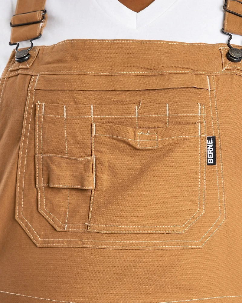 Berne Women's Softstone Duck Unlined Bib Overall