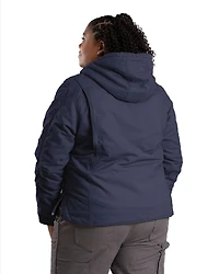 Berne Women's Sherpa-Lined Softstone Duck Hooded Jacket