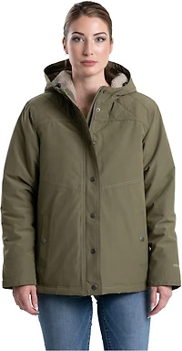 Berne Women's Micro-Duck Hooded Coat