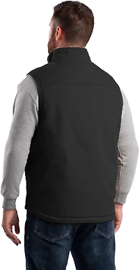Berne Men's Heartland Sherpa-Lined Washed Duck Vest