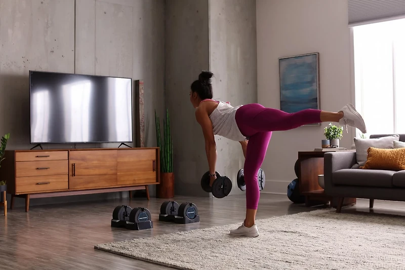 ProForm 50 lb Select-A-Weight Dumbbell Set