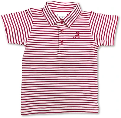 Atlanta Hosiery Company Toddlers' University of Alabama Stripe Polo Shirt