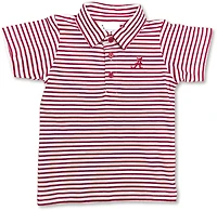Atlanta Hosiery Company Toddlers' University of Alabama Stripe Polo Shirt