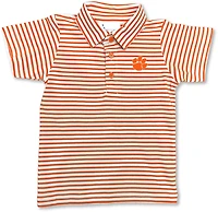Atlanta Hosiery Company Toddlers' Clemson University Stripe Polo Shirt