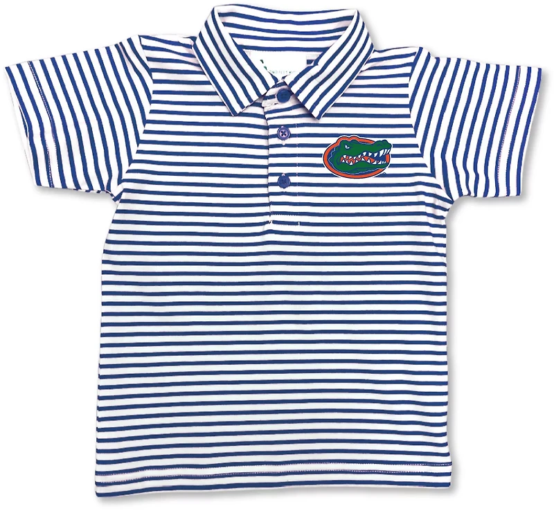 Atlanta Hosiery Company Boys' University of Florida Stripe Polo Shirt
