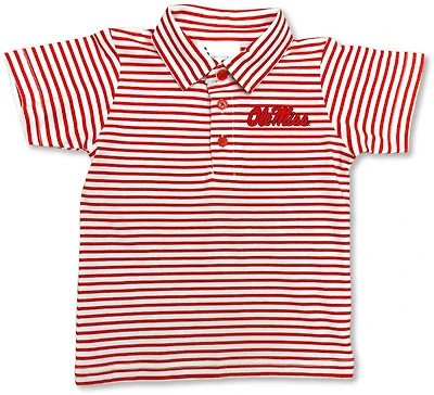 Atlanta Hosiery Company Boys' University of Mississippi Stripe Polo Shirt