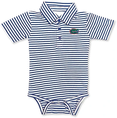 Atlanta Hosiery Company Infant Boys' University of Florida Stripe Polo Creeper