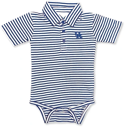 Atlanta Hosiery Company Infant Boys' University of Kentucky Stripe Polo Creeper