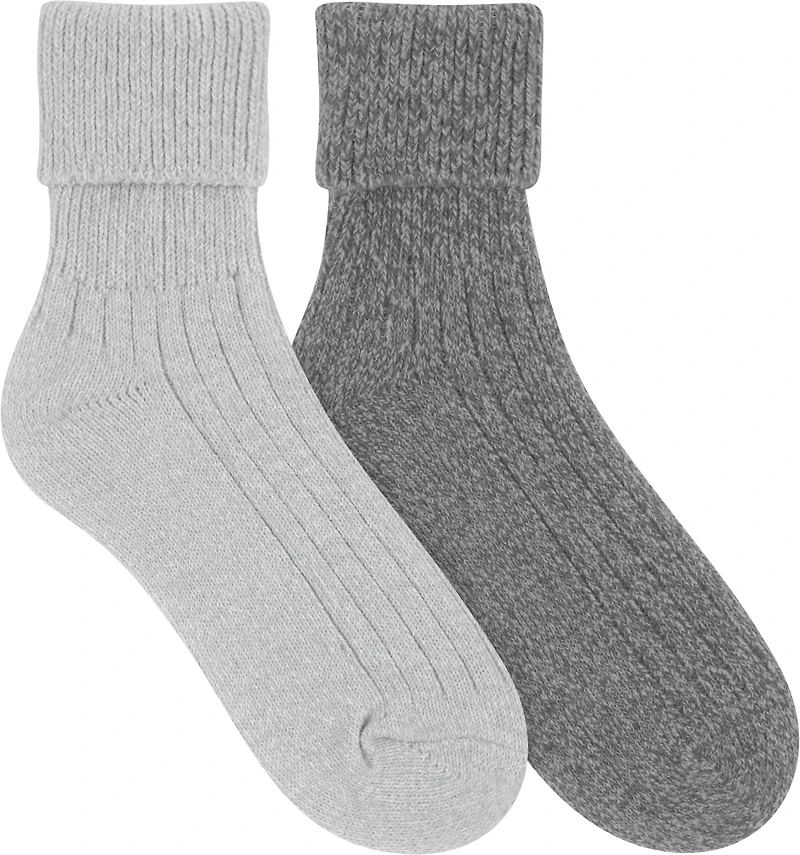 Magellan Foldover Lounge Socks 2 Pack