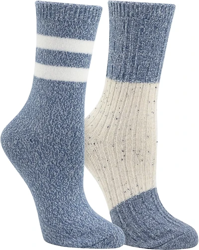 Magellan Outdoors Women's Sweater Lounge Crew Socks 2 Pack
