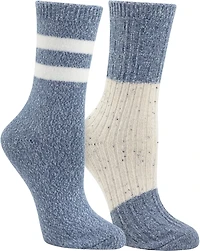 Magellan Outdoors Women's Sweater Lounge Crew Socks 2 Pack