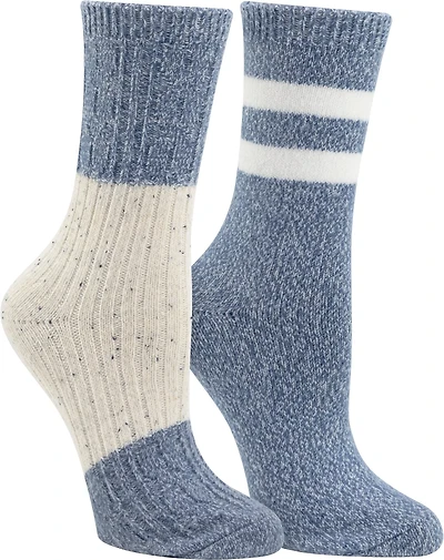 Magellan Outdoors Women's Sweater Lounge Crew Socks 2 Pack