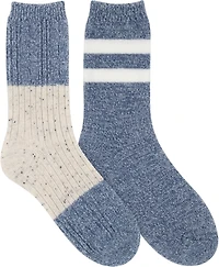 Magellan Outdoors Women's Sweater Lounge Crew Socks 2 Pack