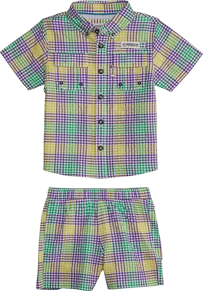 Magellan Boys' 4-7 Mardi Gras Seersucker Gingham Set