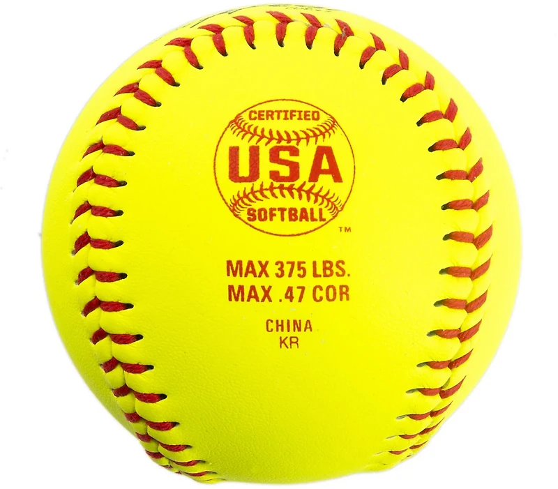 Dudley 11 in USA Thunder Heat Fast-Pitch Gameball Softball