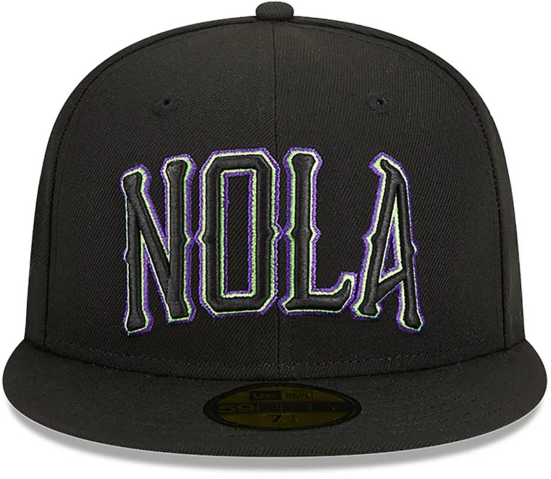 New Era Men's New Orleans Pelicans 23 City Edition OTC 59FIFTY Fitted Cap