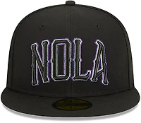 New Era Men's New Orleans Pelicans 23 City Edition OTC 59FIFTY Fitted Cap