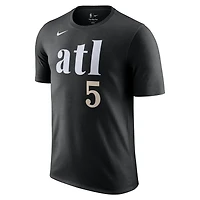 Nike Men's Atlanta Hawks Dejounte Murray #5 City Edition N&N T-shirt
