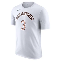 Nike Men's San Antonio Spurs Keldon Johnson 3 City Edition N&N T-shirt