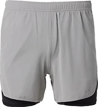 BCG Men's Dash 2-in-1 Running Solid Shorts 5 in