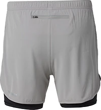 BCG Men's Dash 2-in-1 Running Solid Shorts 5 in