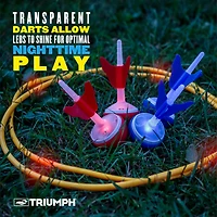 Triumph Light-Up LED Backyard Lawn Dart Set