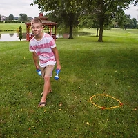 Triumph Light-Up LED Backyard Lawn Dart Set