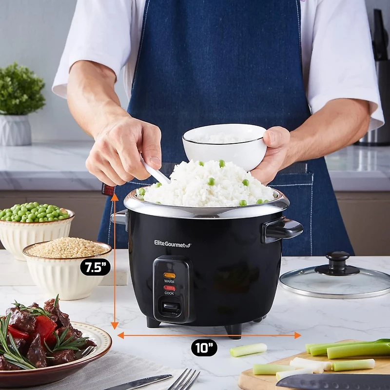 Elite Gourmet 6 Cup Rice Cooker