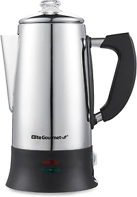 Elite Gourmet 12-Cup Electric Coffee Percolator