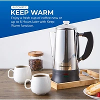 Elite Gourmet 12-Cup Electric Coffee Percolator