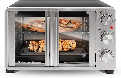 Elite Gourmet Double French Door Toaster Oven