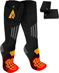 ActionHeat Cotton AA Battery Heated Socks