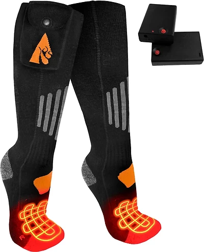 ActionHeat Wool AA Battery Heated Socks